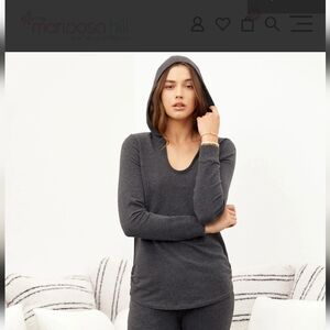 Barefoot Dreams Malibu Collection Luxe Lounge Scrunch Hoodie